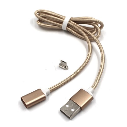  כבל טעינה מגנטי USB  לטלפון סלולרי  Type-C / Micro Usb